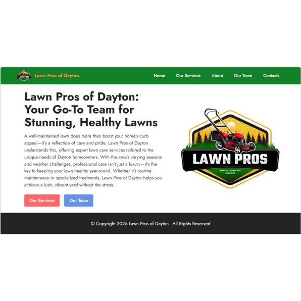 Lawn Pro Website